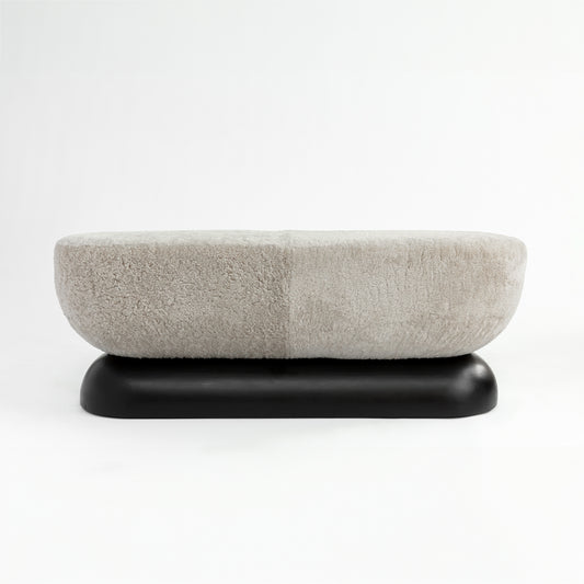 Shown in Oxidized Oak base with Shearling 